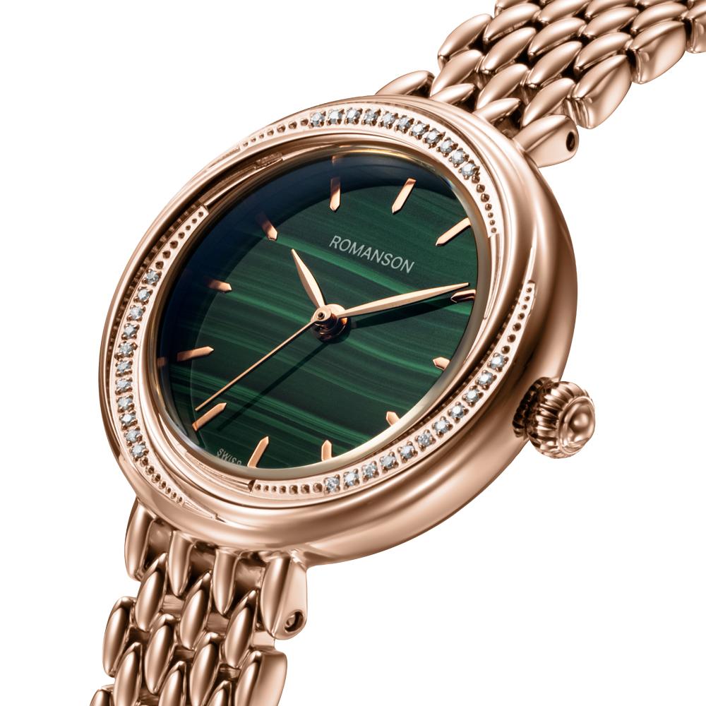 [로만손] 루미에르 라호즈 비쥬 로즈골드 메탈시계 (RWRMQL6BS003RGGN0)
