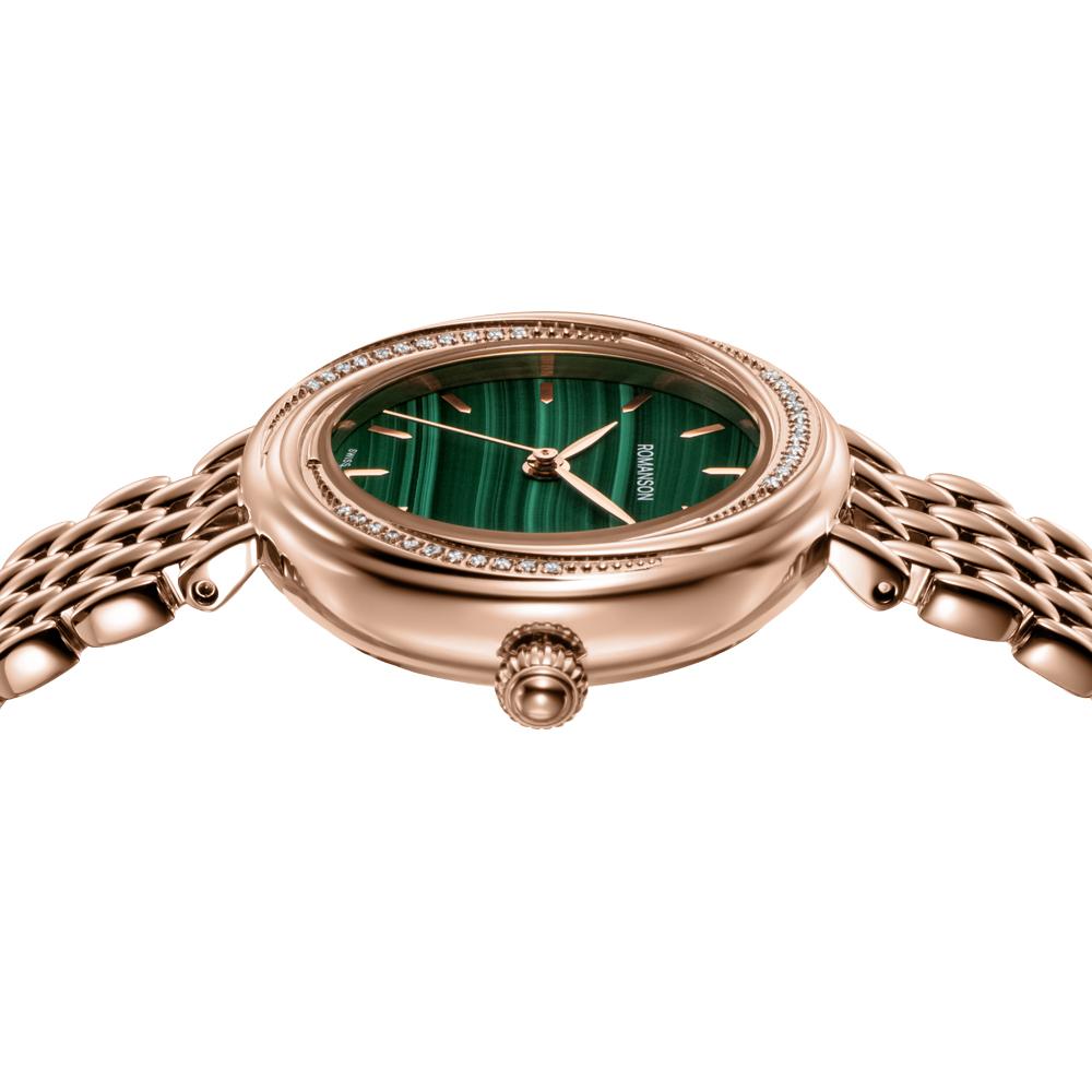 [로만손] 루미에르 라호즈 비쥬 로즈골드 메탈시계 (RWRMQL6BS003RGGN0)