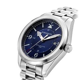 [로만손] 악티우스 파일럿 메탈시계 (RWAMMM4BF527WHNA0)