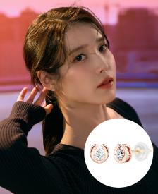 [아이유 PICK] WISH J 14K 귀걸이 (JJWJEQ6B1100R4SC0)