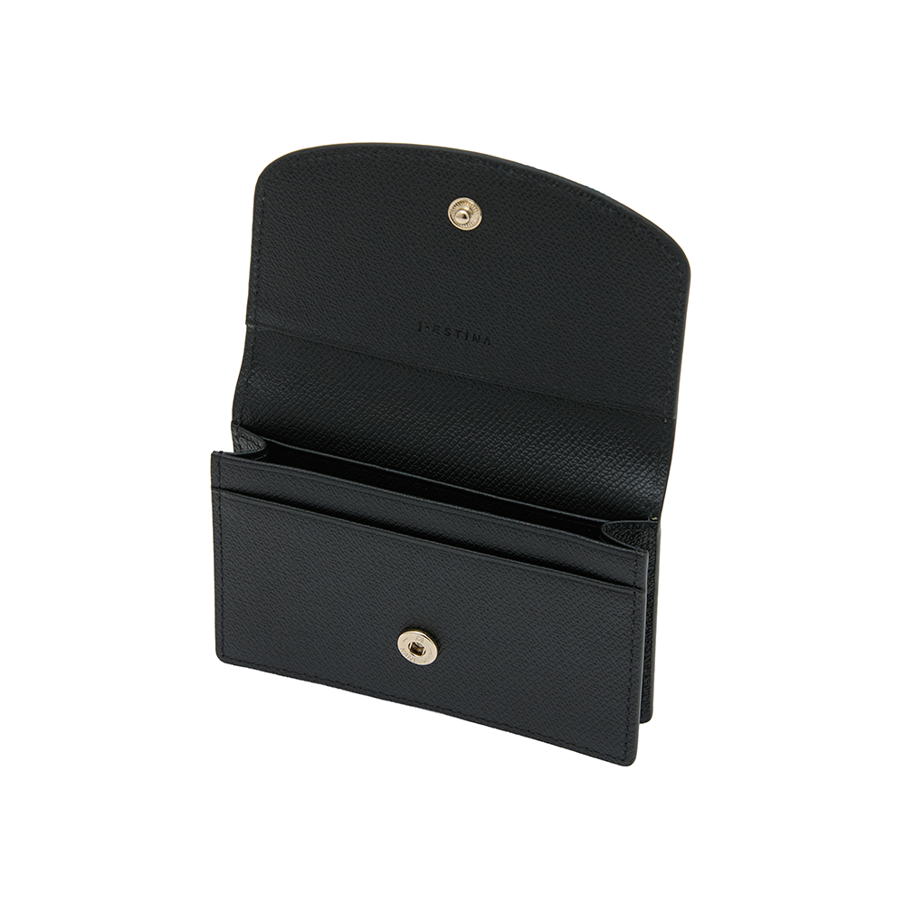 JANE 리본 플랩 카드지갑 BK (JSNCSF6BS746BK010)