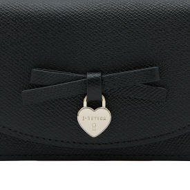 JANE 리본 플랩 카드지갑 BK (JSNCSF6BS746BK010)