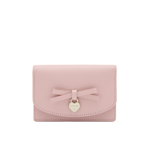 JANE 리본 플랩 카드지갑 PK (JSNCSF6BS746PK010)
