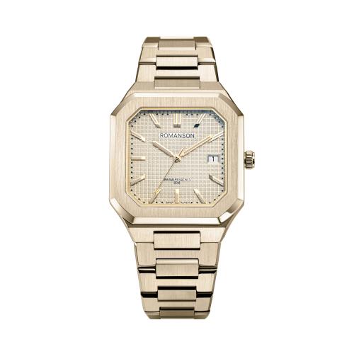 [로만손] 오디에 옥타고논 스퀘어 메탈시계 (RWTMMM6BS001GOGO0)