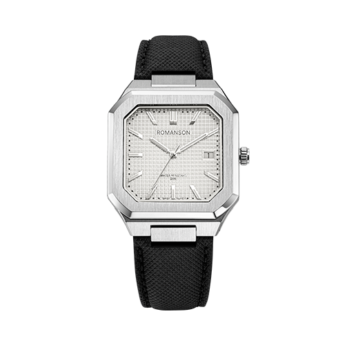 [로만손] 오디에 옥타고논 스퀘어 가죽시계 (RWTLMM6BS001WHWH0)