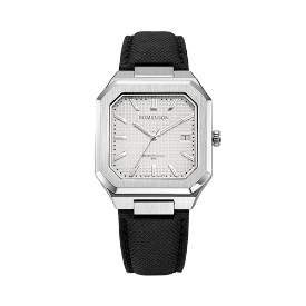 [로만손] 오디에 옥타고논 스퀘어 가죽시계 (RWTLMM6BS001WHWH0)