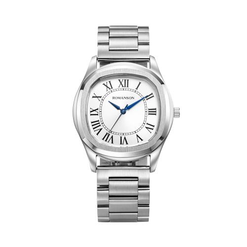 [로만손] 로만체 스퀘어 메탈 워치 40mm (RWTMMM5BF011WHWH0)