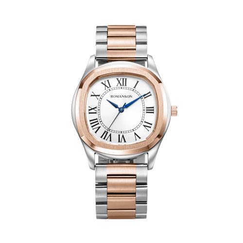 [로만손] 로만체 스퀘어 메탈 워치 40mm (RWTMMM5BF011CRWH0)