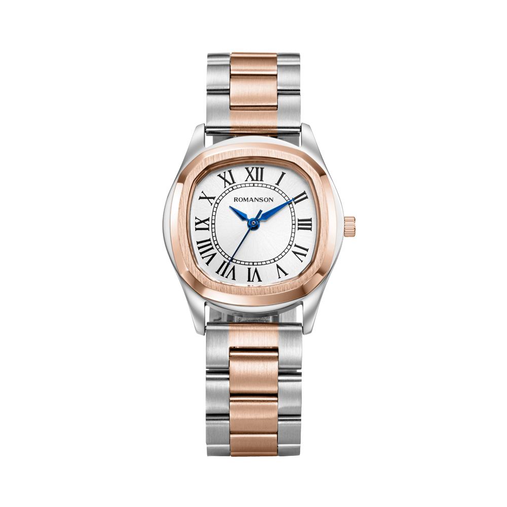 [로만손] 로만체 스퀘어 메탈 워치 30mm (RWTMLL5BF012CRWH0)