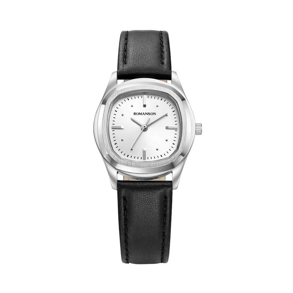 [로만손] 로만체 스퀘어 가죽 워치 30mm (RWTLLL5BF014WHWH0)