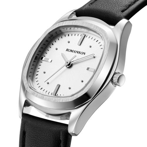 [로만손] 로만체 스퀘어 가죽 워치 30mm (RWTLLL5BF014WHWH0)