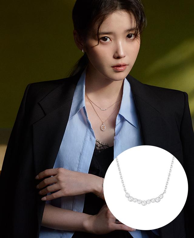 [아이유 PICK] MERL 목걸이 (JJMLNQ6B7559SW420)