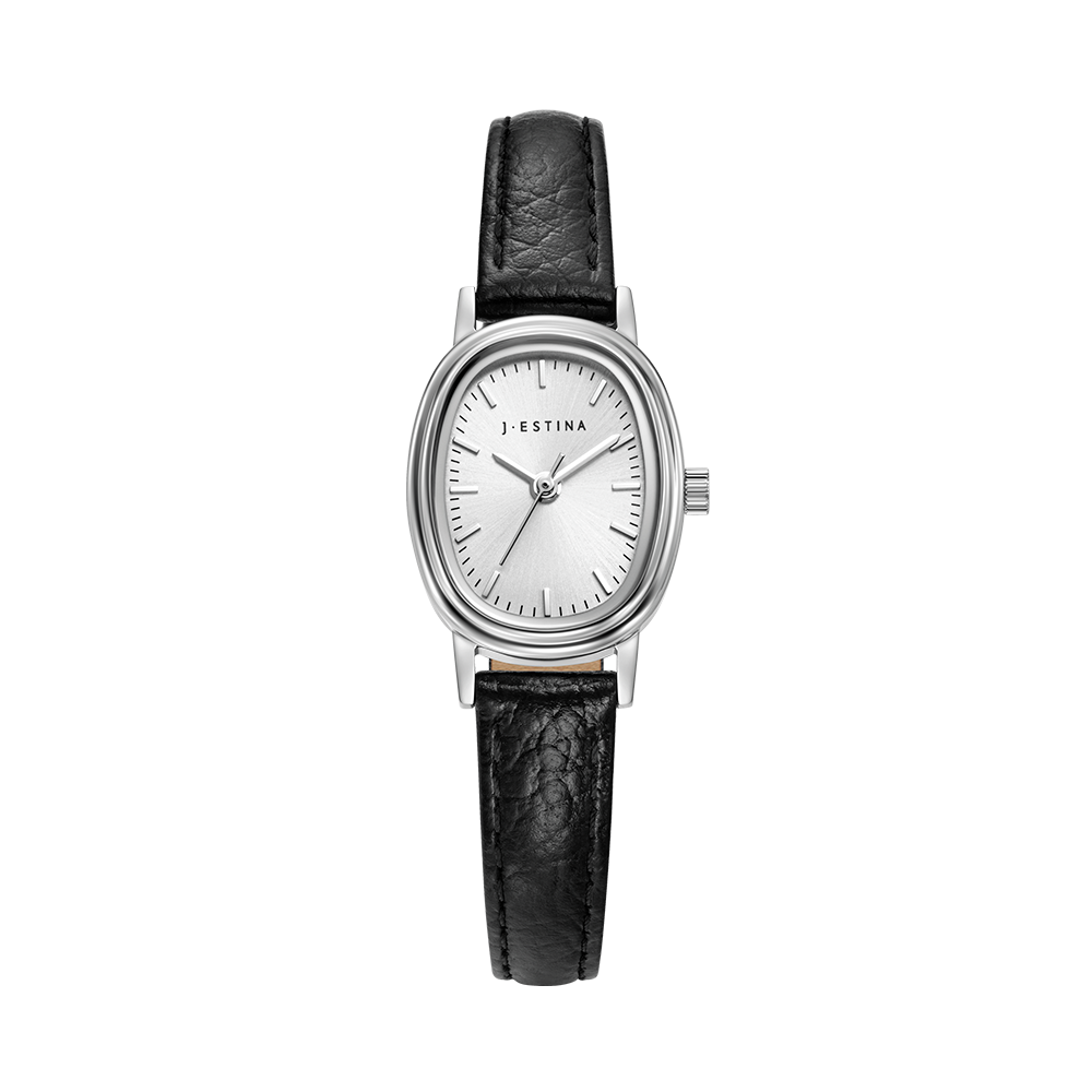 AMICO MIA 가죽 시계 - 화이트 (JWM1LE6BF601WHBK0)
