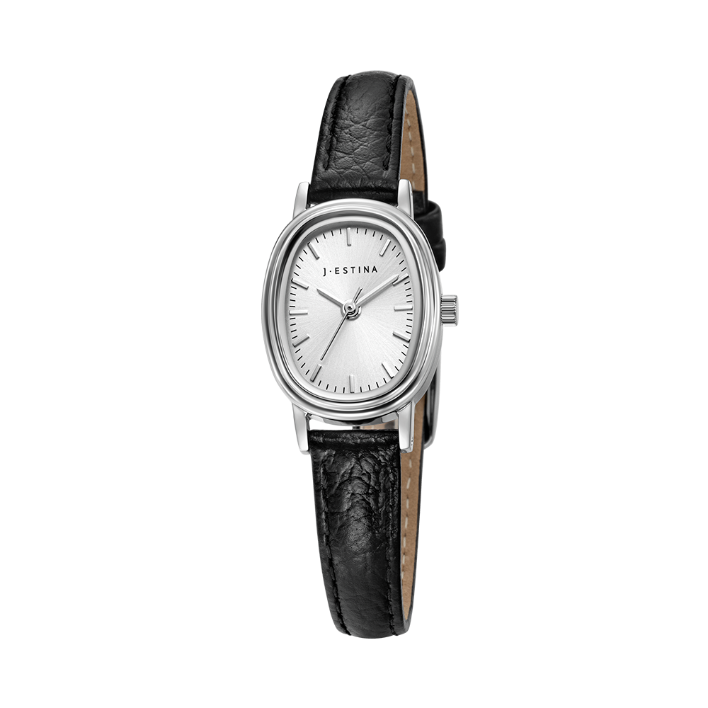 AMICO MIA 가죽 시계 - 화이트 (JWM1LE6BF601WHBK0)