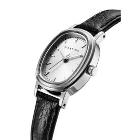 AMICO MIA 가죽 시계 - 화이트 (JWM1LE6BF601WHBK0)