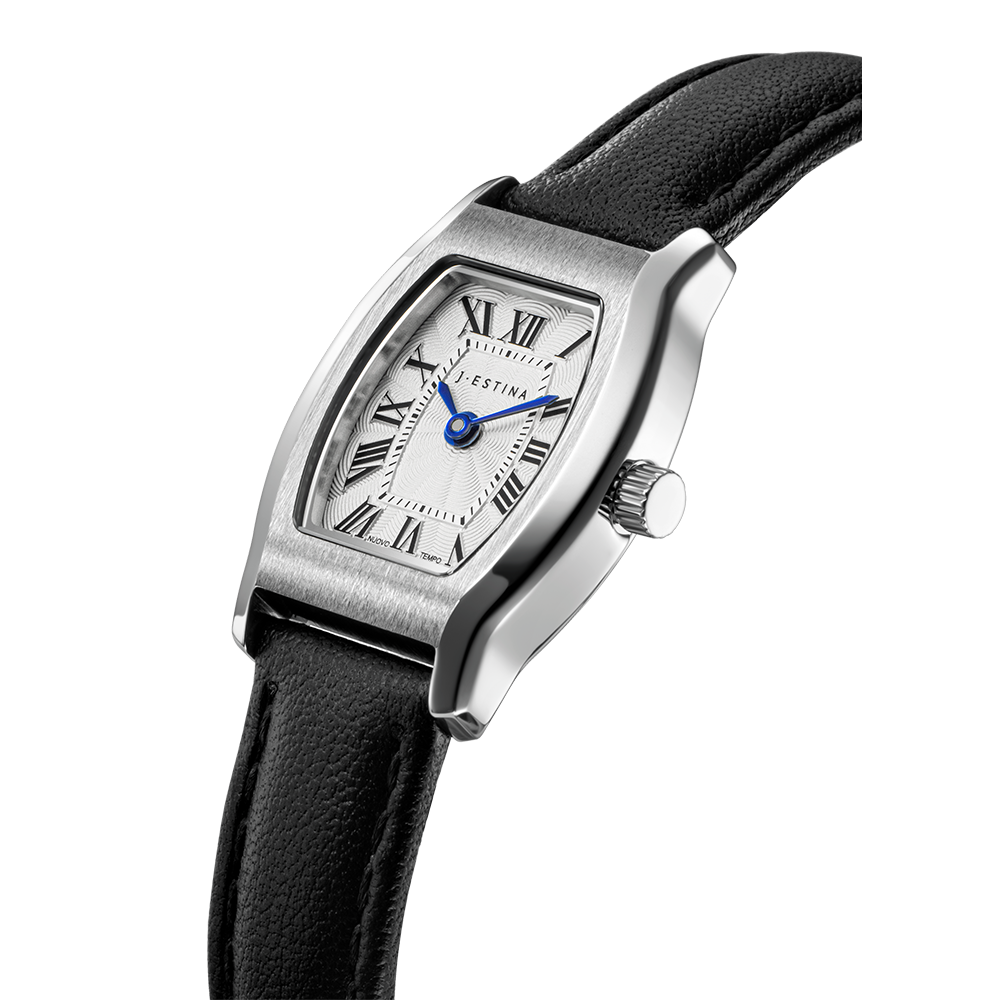 Nuovo Tempo Tòno 가죽시계 - 화이트 (JWT2LE6BF604WHBK0)