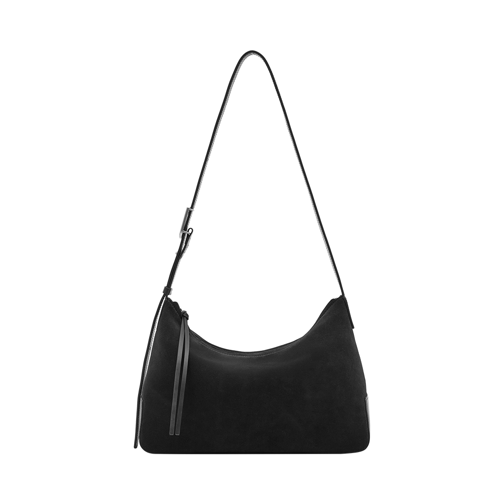 TASSIA 스웨이드 MD슬라우치숄더 BK (JHNCHA6BF987BK010)