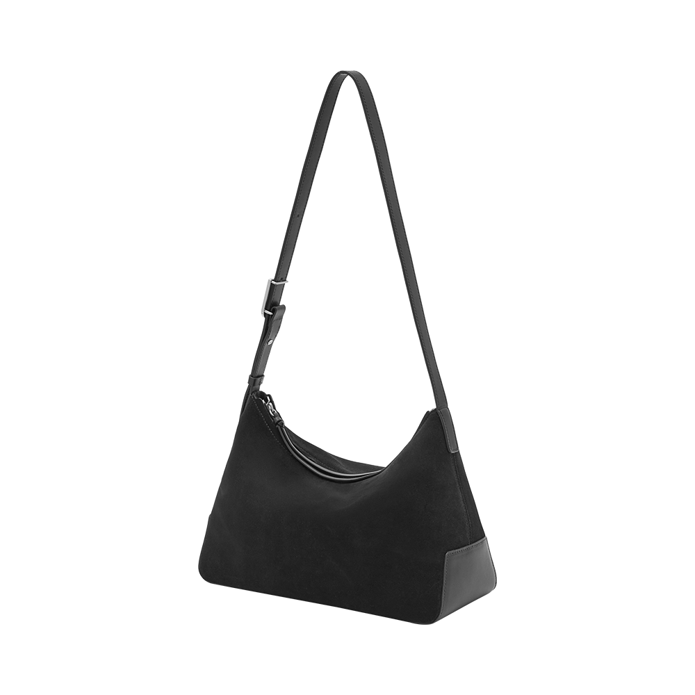 TASSIA 스웨이드 MD슬라우치숄더 BK (JHNCHA6BF987BK010)